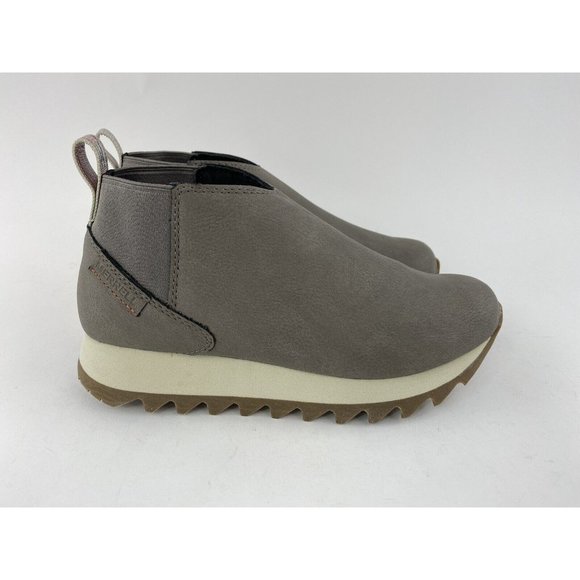 Merrell Alpine Chelsea Woman's Boots Brown White Boot Slip On Faux Leather - Picture 12 of 12